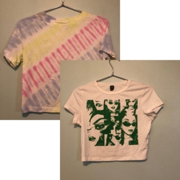 Bundle of More Than Magic and Shein Girl's Short Sleeve Tops   size Large - Picture 1 of 7